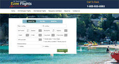 Desktop Screenshot of ezeeflights.com
